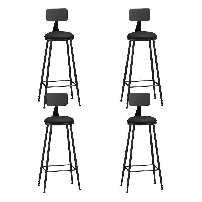 Industrial Style Bar-stool Metal Legs Counter Stool for Kitchen Bar