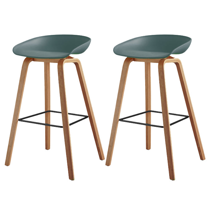 Barhocker im skandinavischen Stil, Eimer, PP-Sitz, Thekenhocker für die Küchenbar