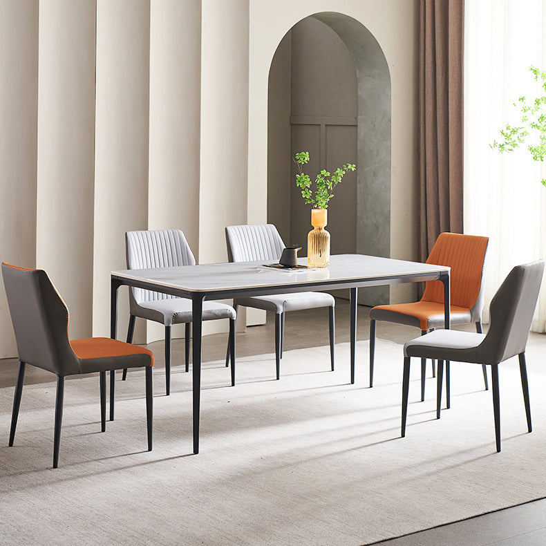 Contemporary 1/4/6/7 Pieces Dining Set Sintered Stone Dining Room Set