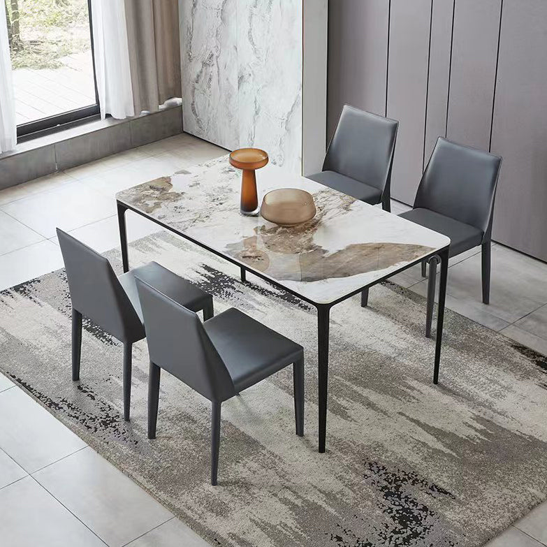 Contemporary 1/2/5 Pieces Dining Set Sintered Stone Dining Room Set