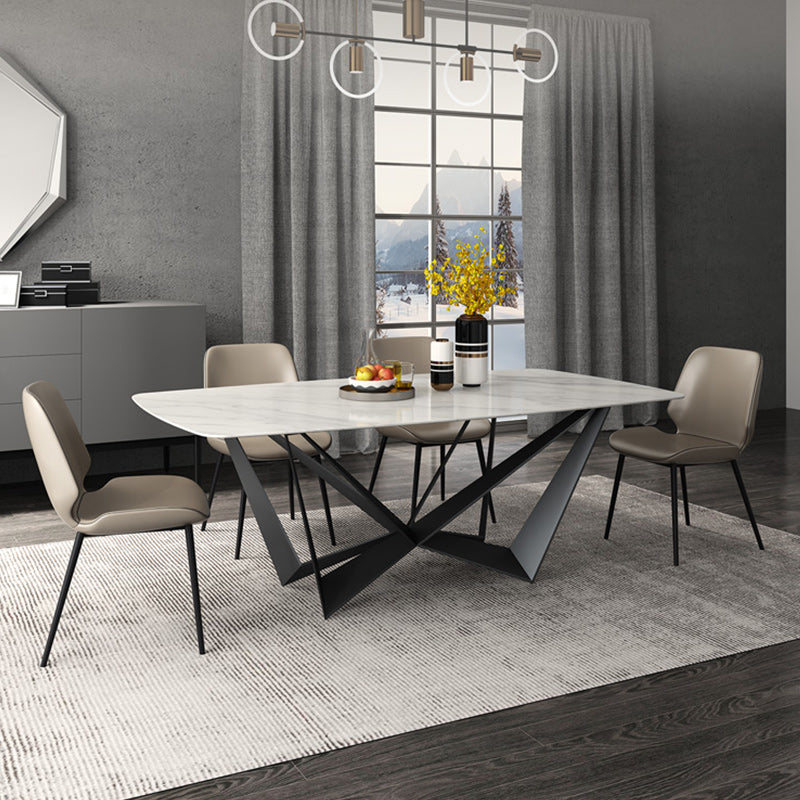Contemporary 1/4/5 Pieces Dining Room Set Sintered Stone Dining Table Set