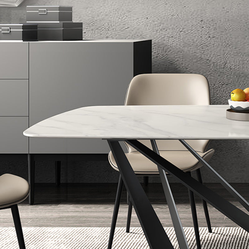 Contemporary 1/4/5 Pieces Dining Room Set Sintered Stone Dining Table Set