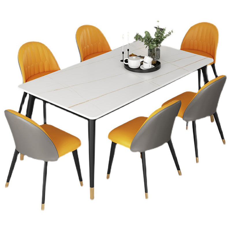 1/4/5/7 Pieces Dining Room Set Contemporary Rectangle Dining Table Set