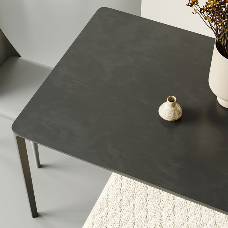 Modern 1/3/4 Pieces Dining Set Rectangle Sintered Stone Dining Table for Dining Room