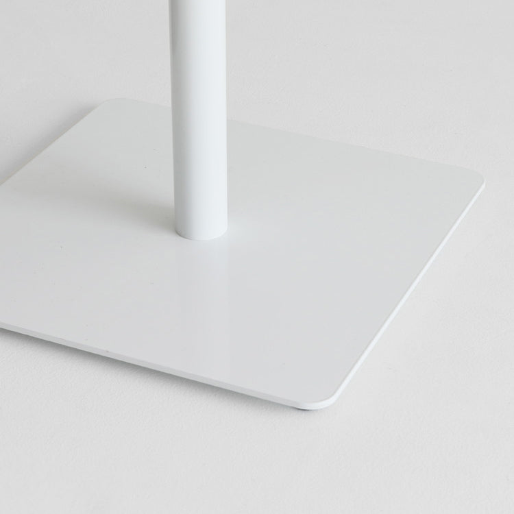 Vierkante voetstuk eettafel Stenen eettafel in industriële stijl voor thuis