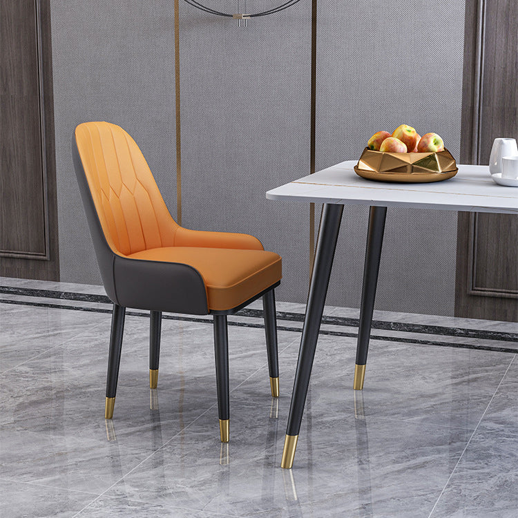 Mesa de comedor de comedor de piedra moderna de acabado mate