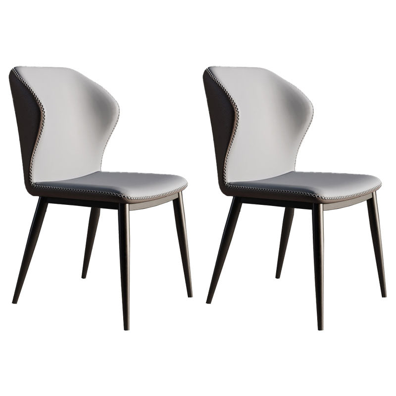 Sillas modernas que cenan el sillón orejero sin brazos con las piernas del metal para la cocina