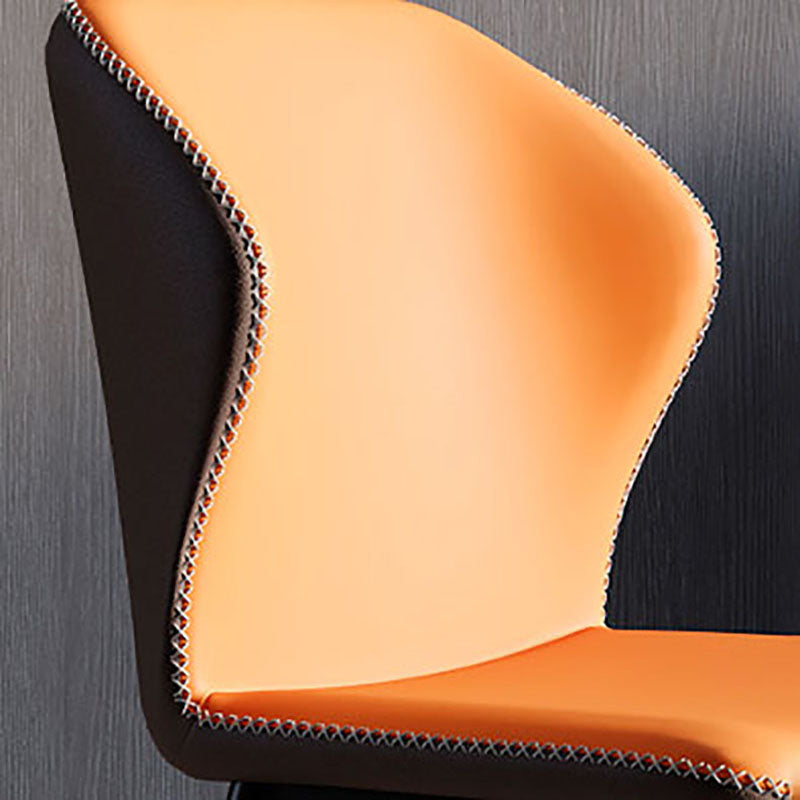 Sillas modernas que cenan el sillón orejero sin brazos con las piernas del metal para la cocina