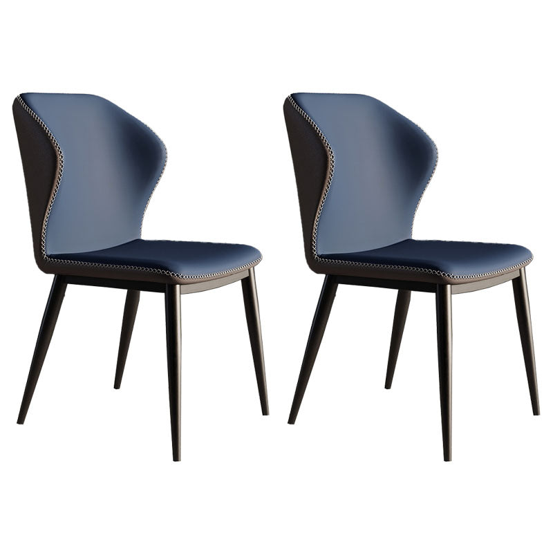 Sillas modernas que cenan el sillón orejero sin brazos con las piernas del metal para la cocina