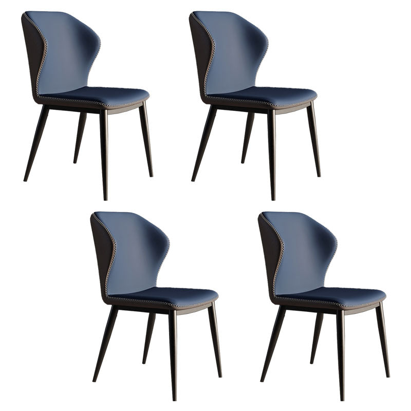 Sillas modernas que cenan el sillón orejero sin brazos con las piernas del metal para la cocina