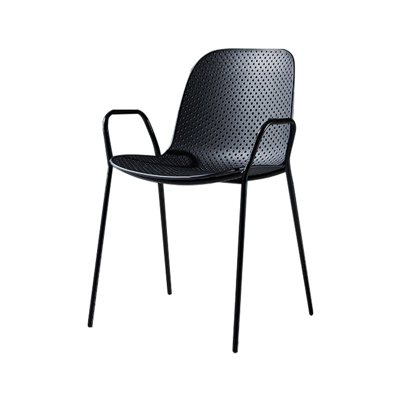 Silla de estilo moderno sillones de comedor con patas de metal para cocina
