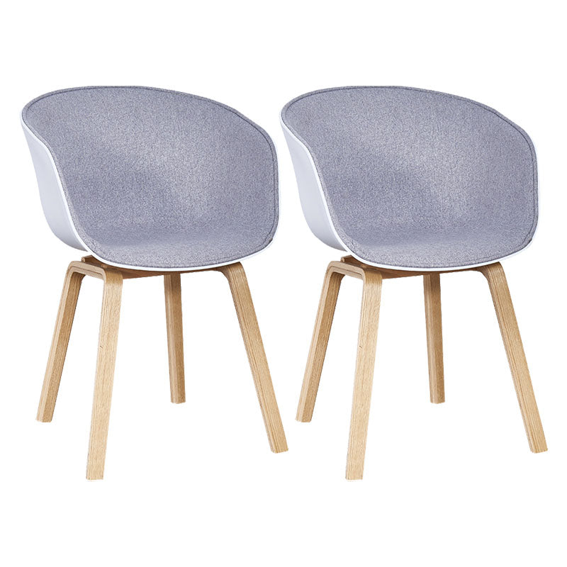 Silla de té de té de leche moderna sólida sillón de plástico para acabado mate silla de comedor