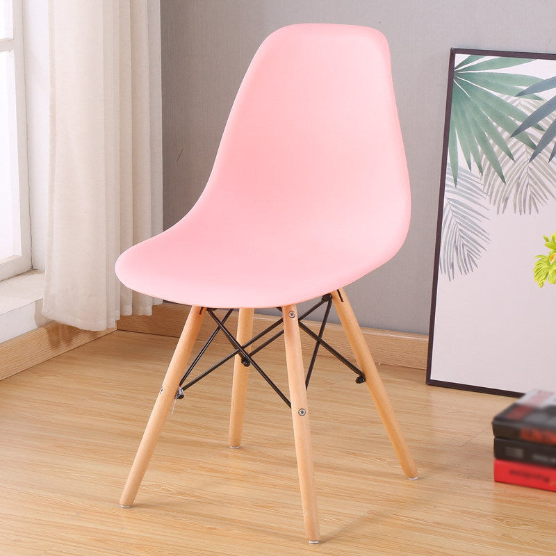 Chaise de salle de cuisine en bois industriel en bois