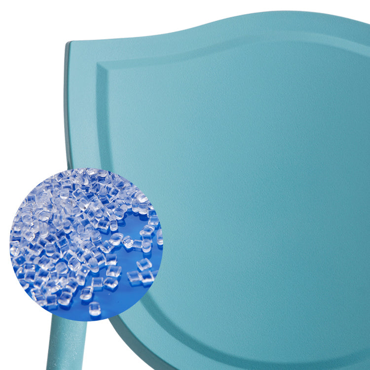 Silla de estilo moderno, sillas sin brazos con patas de plástico para cocina