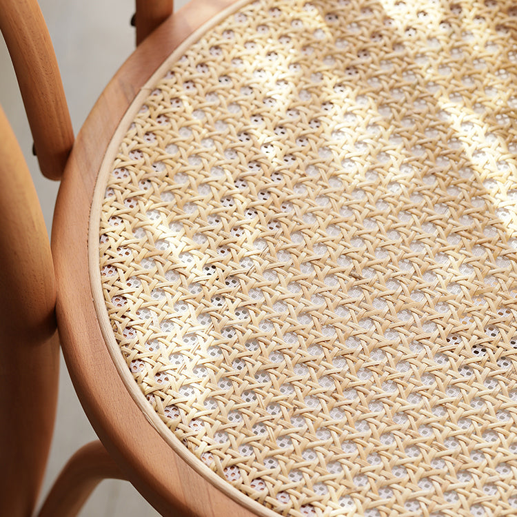 Silla lateral trasera Windsor de estilo escandinavo para sillas de comedor de madera para el hogar