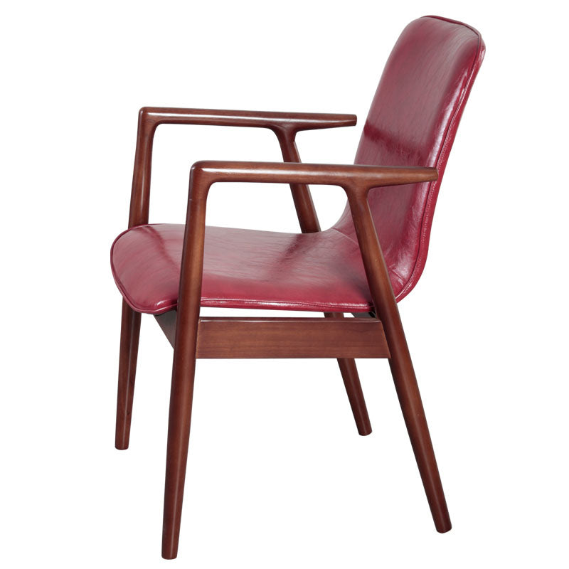 Silla de estilo moderno sillones de comedor con patas de madera para cocina