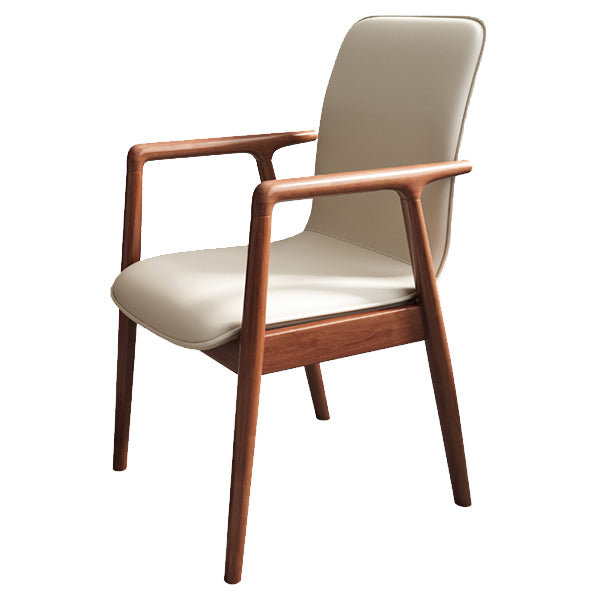 Silla de estilo moderno sillones de comedor con patas de madera para cocina