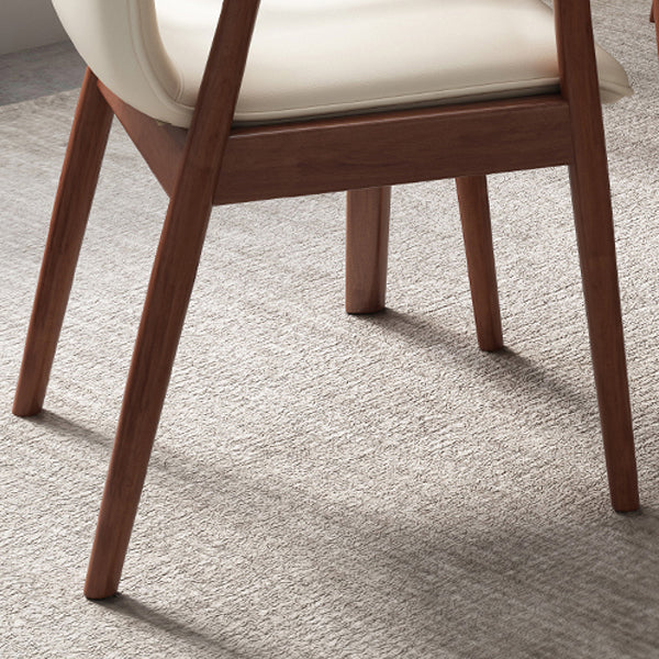 Silla de estilo moderno sillones de comedor con patas de madera para cocina