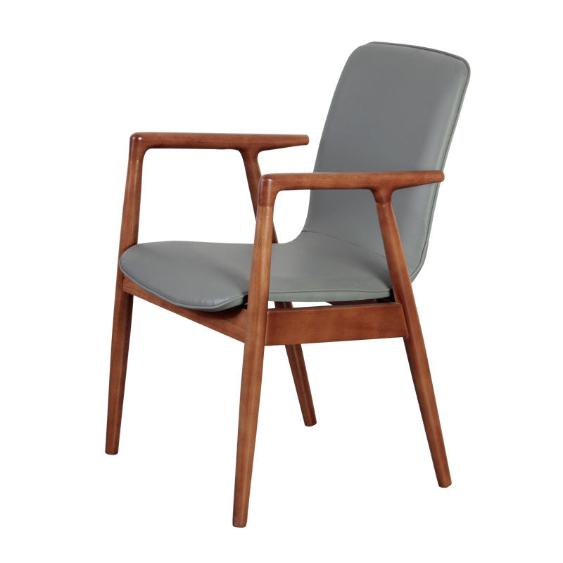 Silla de estilo moderno sillones de comedor con patas de madera para cocina