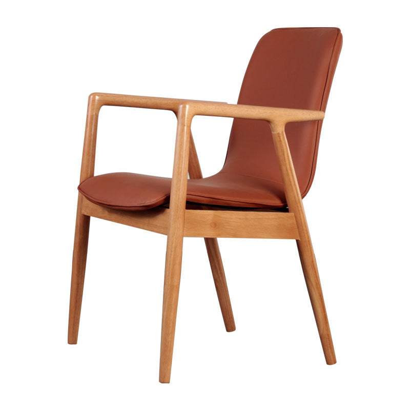 Silla de estilo moderno sillones de comedor con patas de madera para cocina