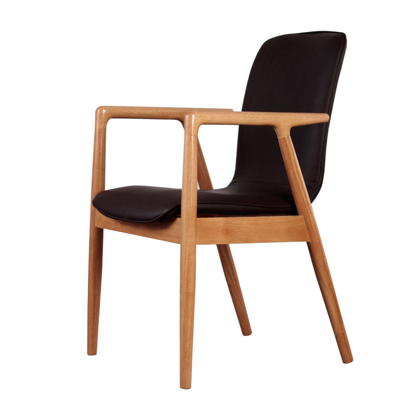 Silla de estilo moderno sillones de comedor con patas de madera para cocina