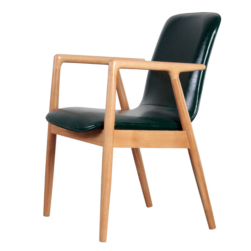 Silla de estilo moderno sillones de comedor con patas de madera para cocina
