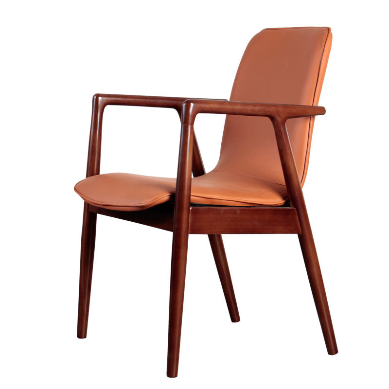 Silla de estilo moderno sillones de comedor con patas de madera para cocina