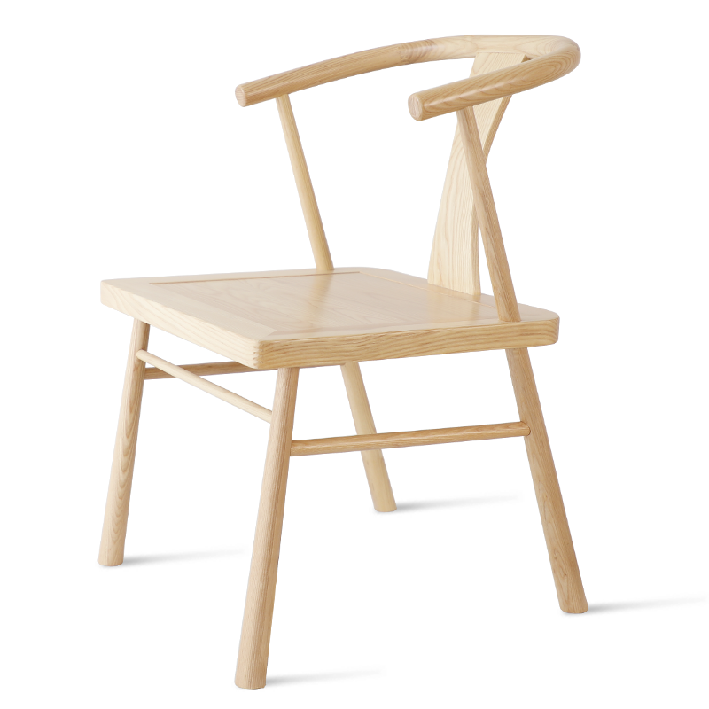 Traditional Style Chair Dining Armless Chairs with Wooden Legs for Kitchen