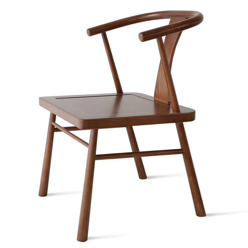 Traditional Style Chair Dining Armless Chairs with Wooden Legs for Kitchen