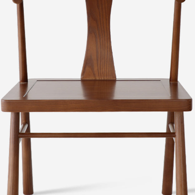 Silla de estilo tradicional, sillas sin brazos con patas de madera para cocina