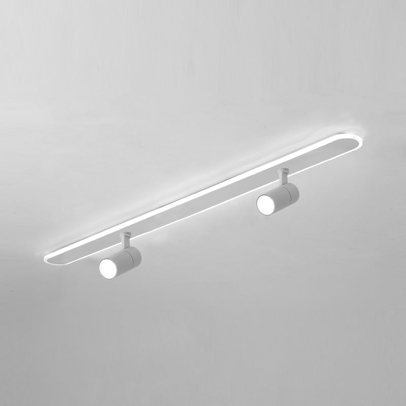 Style moderne de forme cylindrique plafonnier métal Mélac