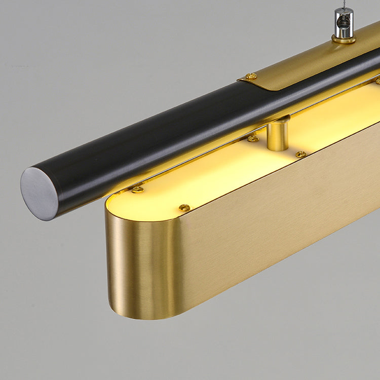 Estilo moderno lineal colgante de metal ligero liviano