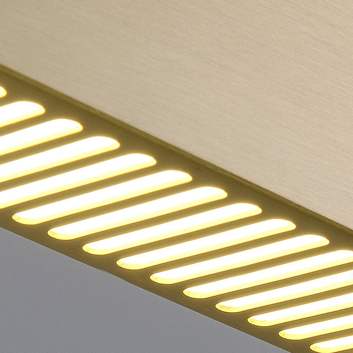 Estilo moderno lineal colgante de metal ligero liviano