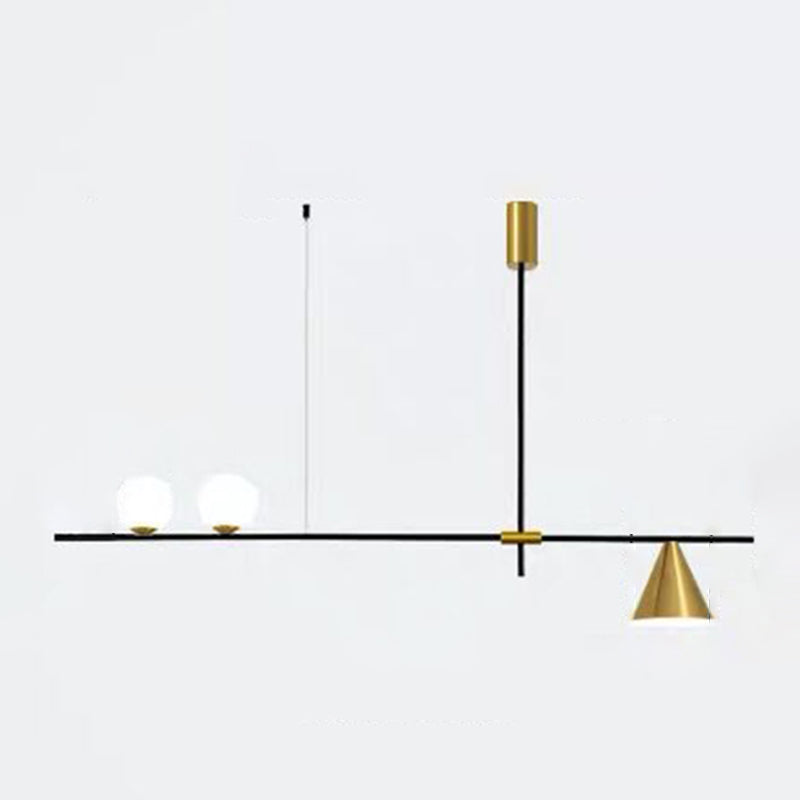 Modern Kitchen Pendant Lights Spherical Island Pendant Lights White Glass