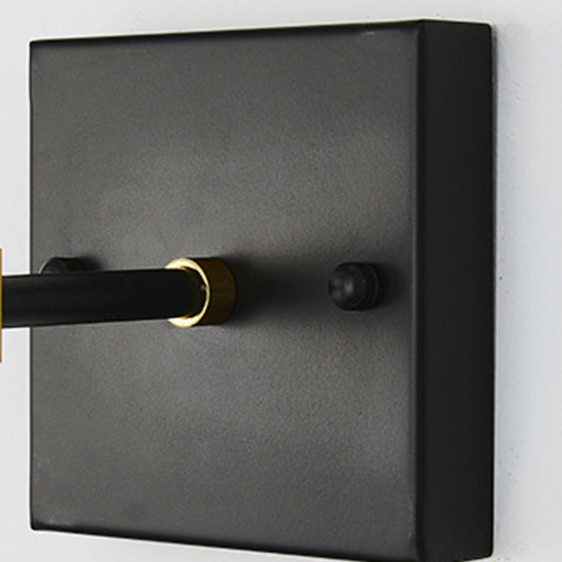 Nordic Style Metal Wall Light Minimalist 2 Lights Wall Sconce for Bedroom