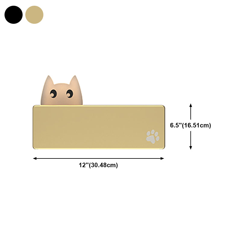 Forma a forma di gatto Light Kids Style Metal 1 Light Wall Monte Light