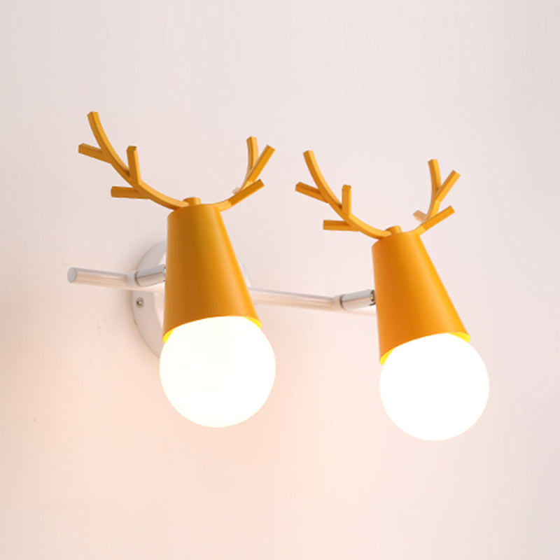 Modern Style Geometric Wall Mounted Lamps Metal Multi Lights Wall Light Sconces