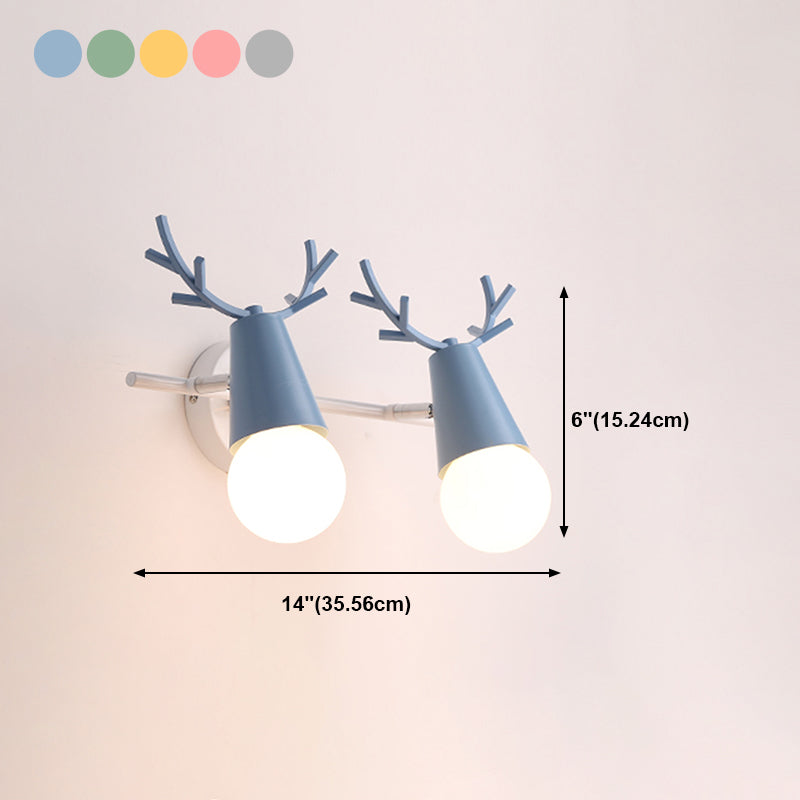 Modern Style Geometric Wall Mounted Lamps Metal Multi Lights Wall Light Sconces