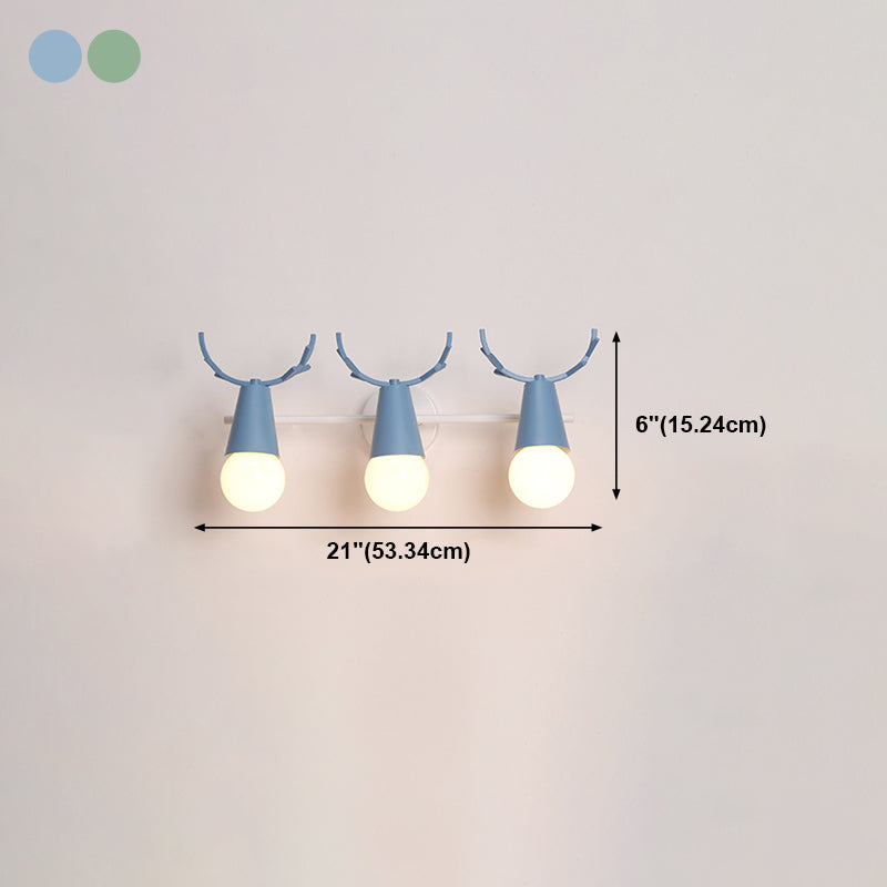 Modern Style Geometric Wall Mounted Lamps Metal Multi Lights Wall Light Sconces