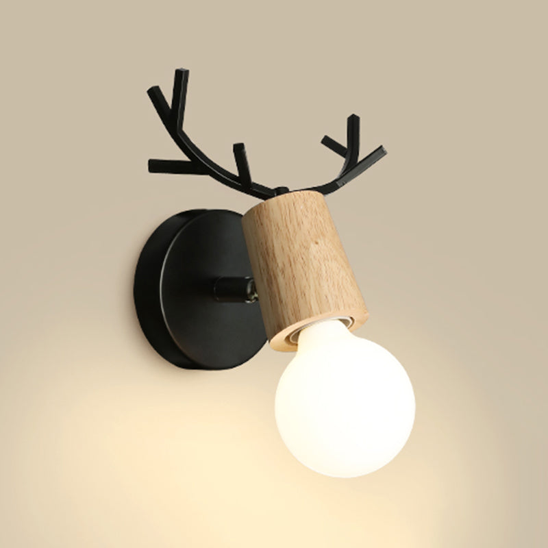 Modern Style Geometric Wall Mounted Lamps Metal 1 Light Wall Light Sconces