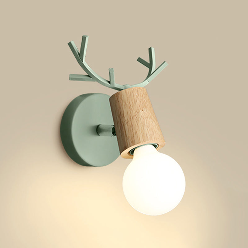 Modern Style Geometric Wall Mounted Lamps Metal 1 Light Wall Light Sconces