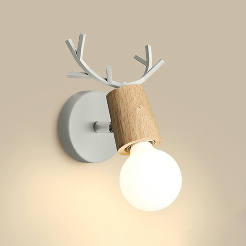 Modern Style Geometric Wall Mounted Lamps Metal 1 Light Wall Light Sconces