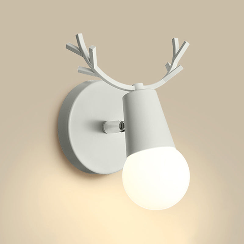 Modern Style Geometric Wall Mounted Lamps Metal 1 Light Wall Light Sconces