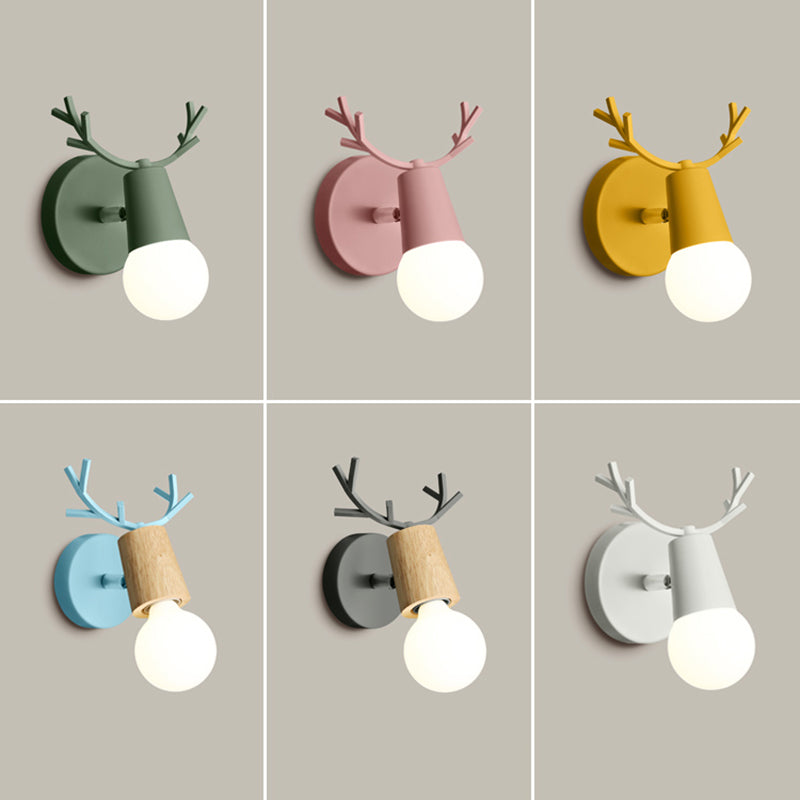 Lámparas de pared geométricas de estilo moderno metal 1 apliques de luz de pared ligera