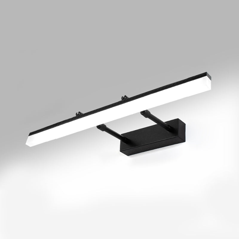 Striscia illuminazione da parete in stile moderno 1 luce di scarpa leggera per doccia