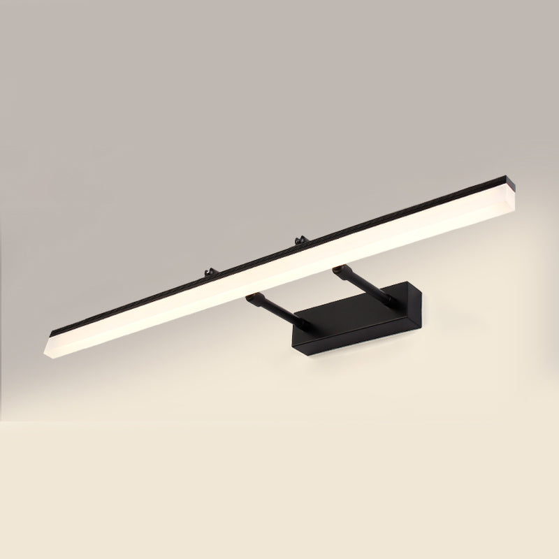 Striscia illuminazione da parete in stile moderno 1 luce di scarpa leggera per doccia