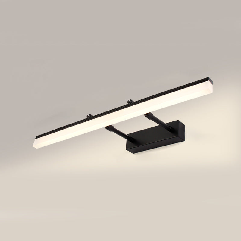 Striscia illuminazione da parete in stile moderno 1 luce di scarpa leggera per doccia