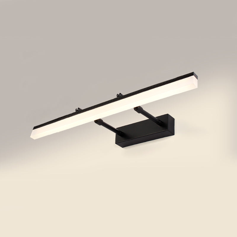 Striscia illuminazione da parete in stile moderno 1 luce di scarpa leggera per doccia
