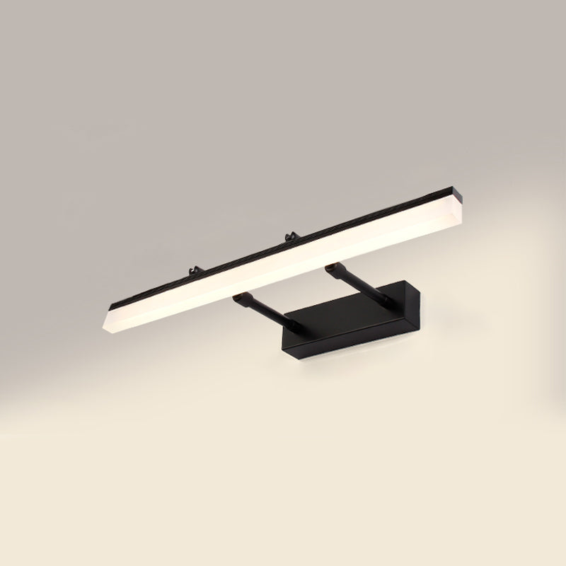 Striscia illuminazione da parete in stile moderno 1 luce di scarpa leggera per doccia