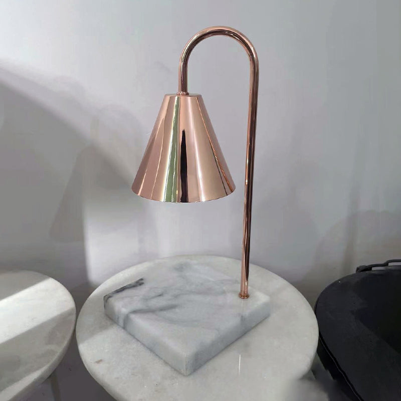 Postmodern Style Cone Shape Table Light Metal 1 Light Nightstand Lamps for Bedside